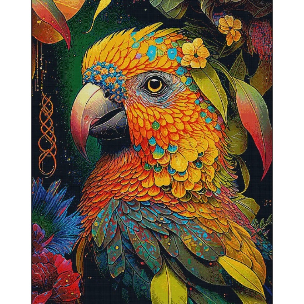 1000 Piece‎ Puzzle Queen's Aviary-Marley  Parrot